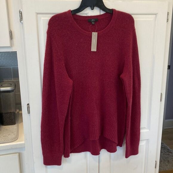 NEW J. Crew Merino Alpaca Wool Super Soft Yarn Cozy Sweater Size XL - Picture 2 of 8